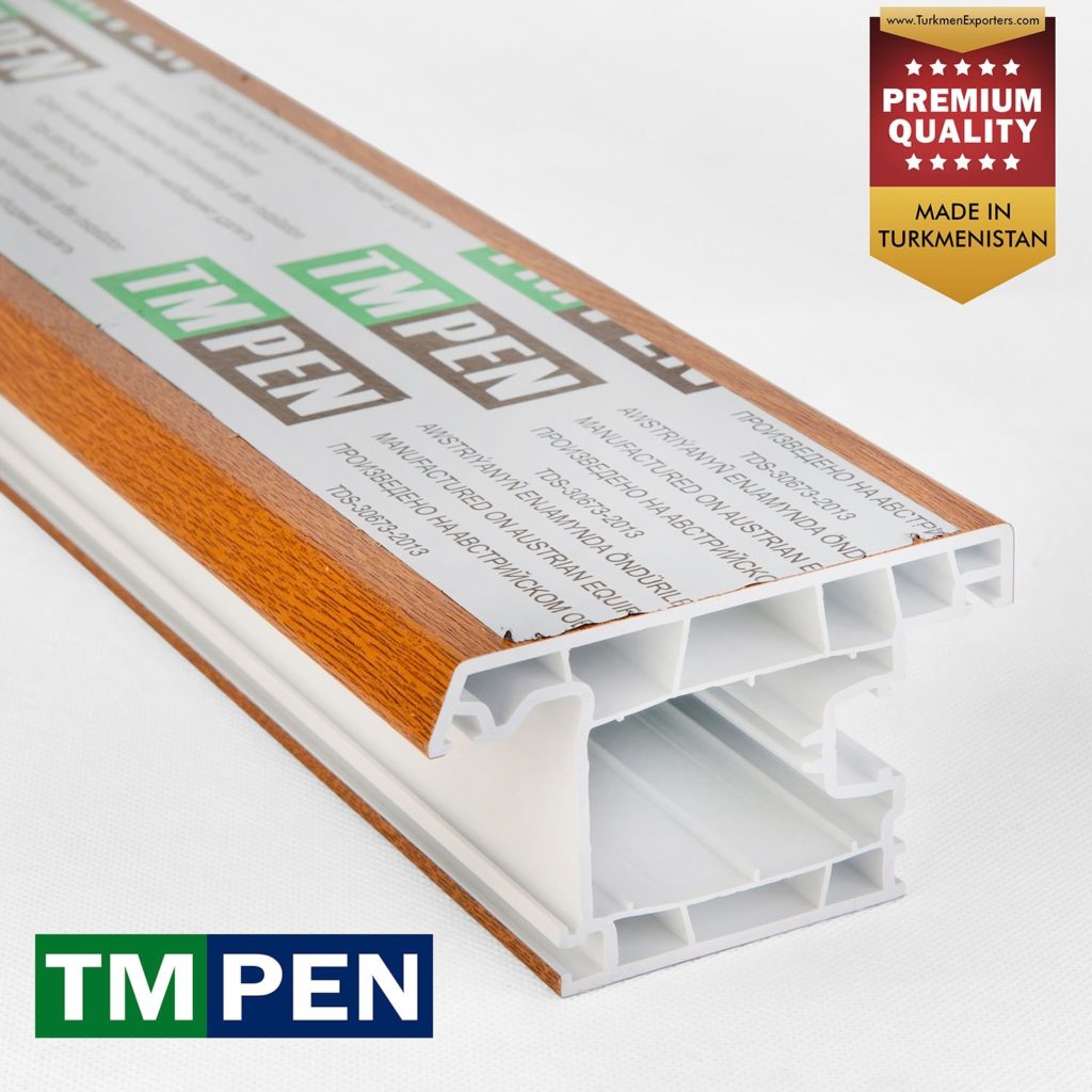 Plastic window profile Made in Turkmenistan