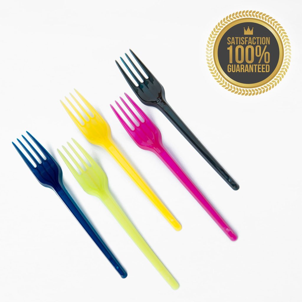 Plastic fork Made in Turkmenistan