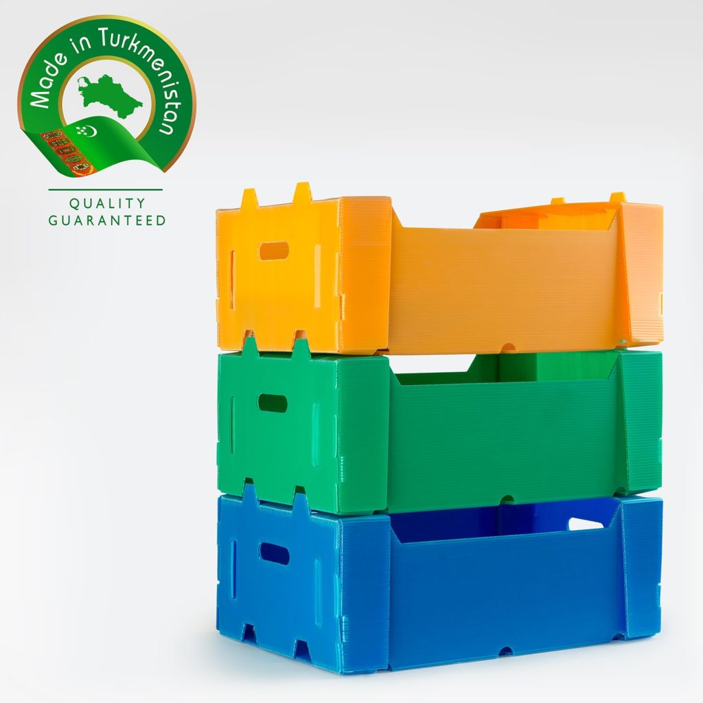 Plastic corrugated box Made in Turkmenistan