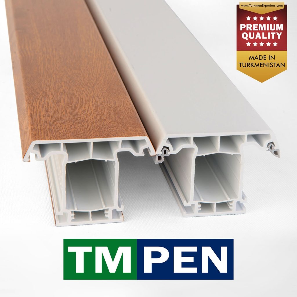 Plastic profiles for windows and doors