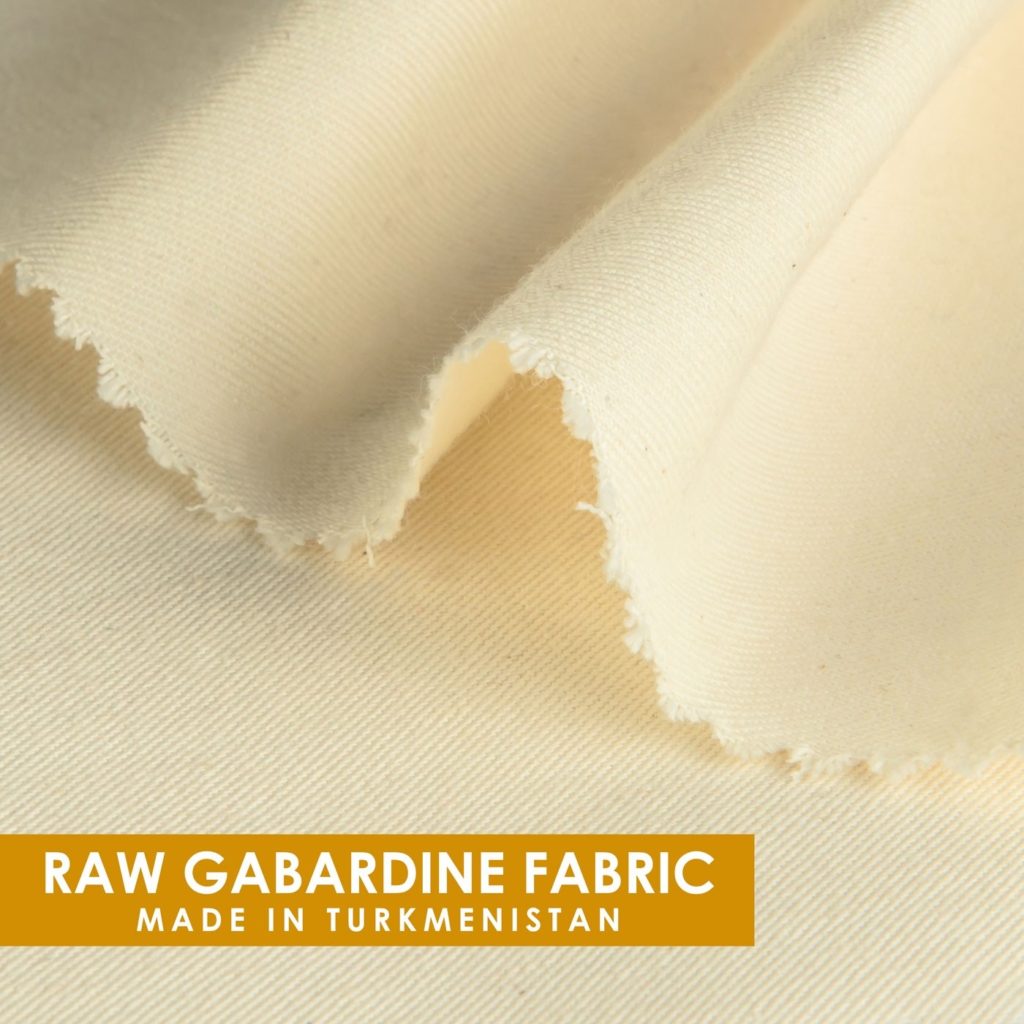Grey and Bleached Gabardine Fabric, 246 to 366 g/m² — view 3