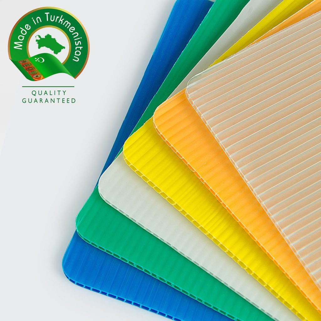 Plastic corrugated sheet Made in Turkmenistan