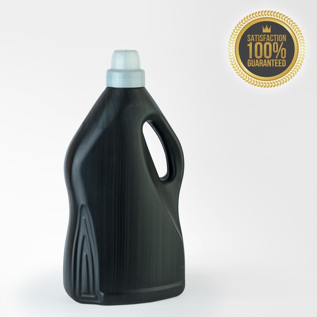 Plastic bottle for liquid laundry detergent in Turkmenistan