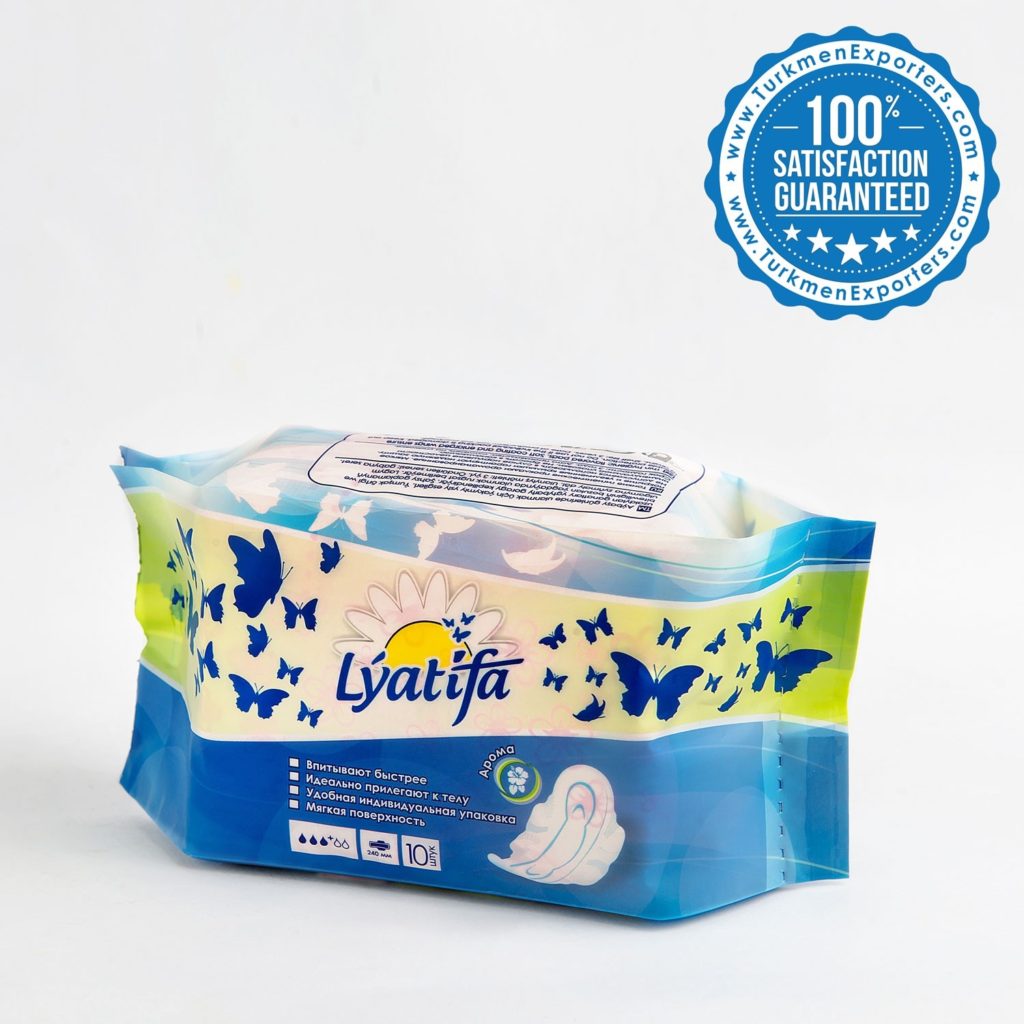 Women’s hygienic pads Made in Turkmenistan