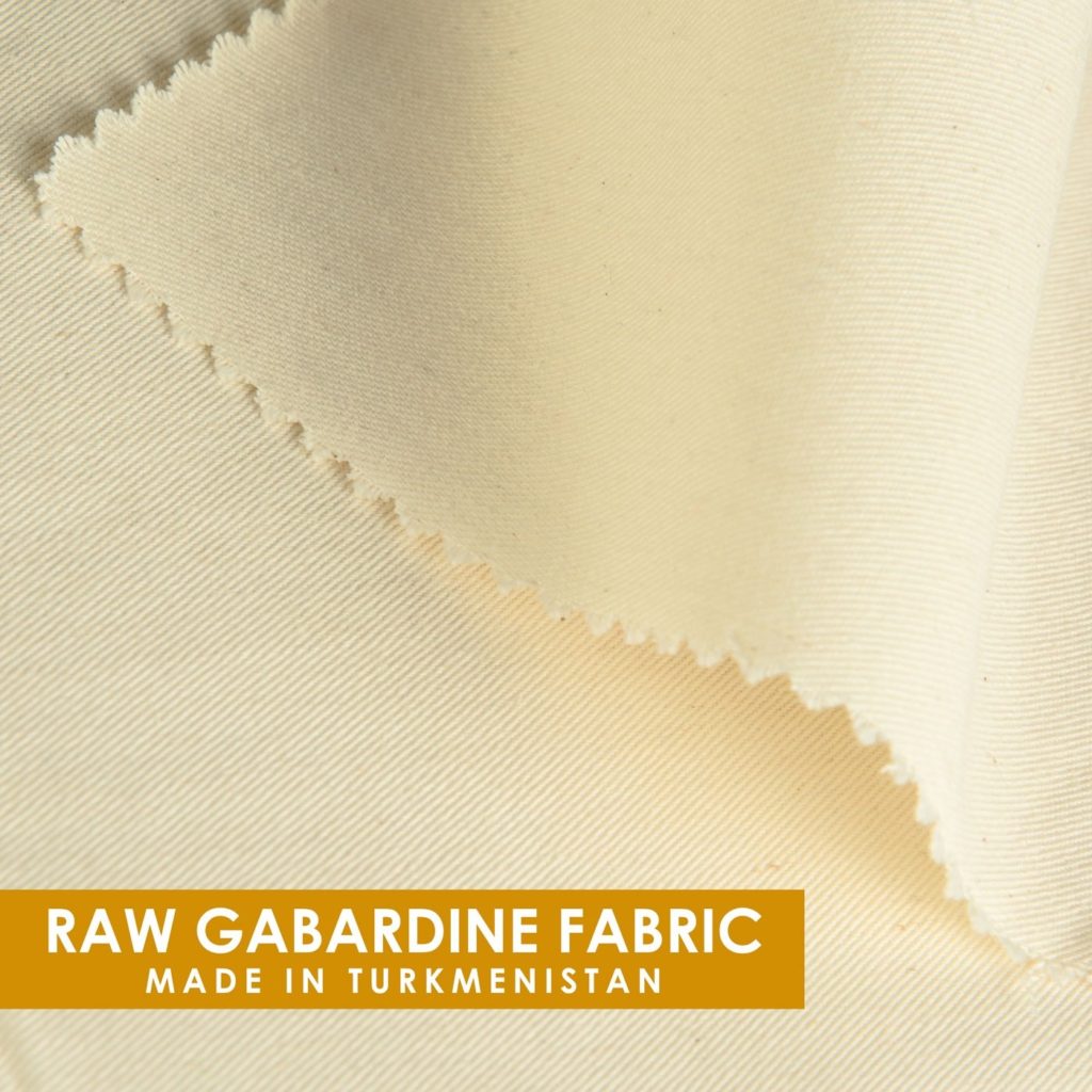 Grey and Bleached Gabardine Fabric, 246 to 366 g/m² — view 2