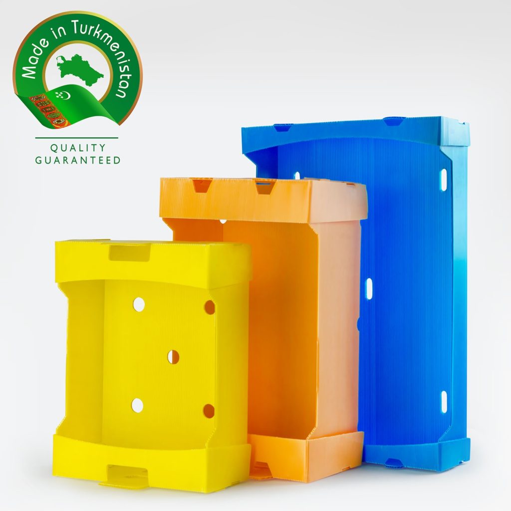 Corrugated plastic boxes wholesale for export from Turkmenistan