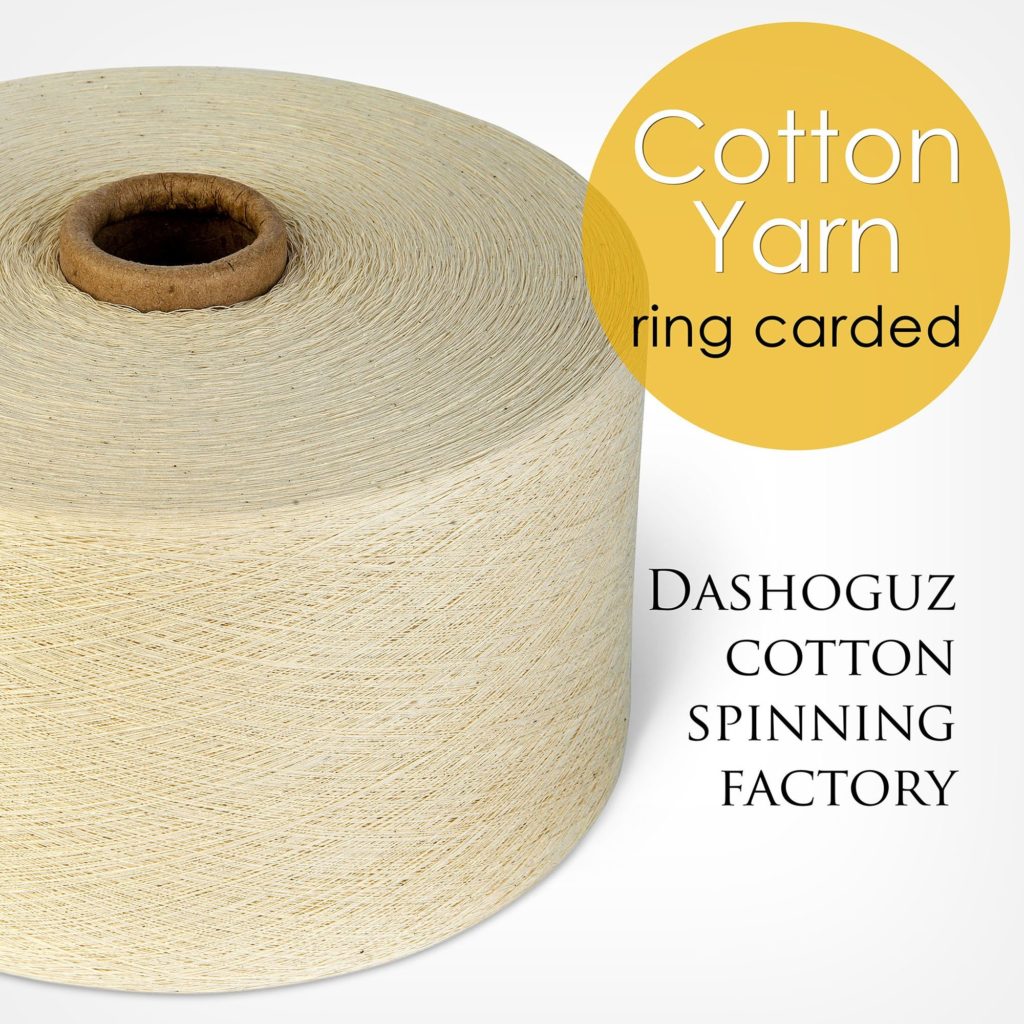 Ring carded Cotton Yarn Ne 20/2 (Nm 34/2)
