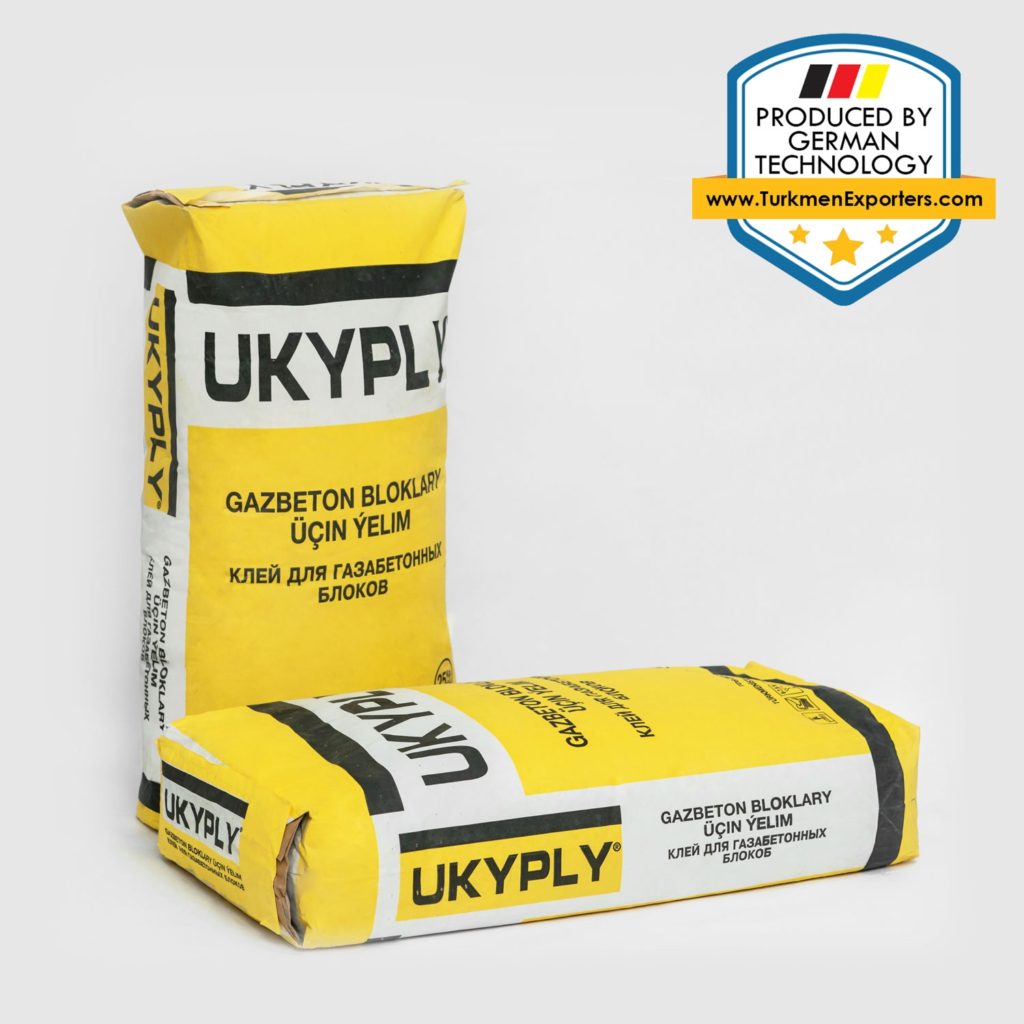 Adhesive for aerated concrete blocks in Turkmenistan