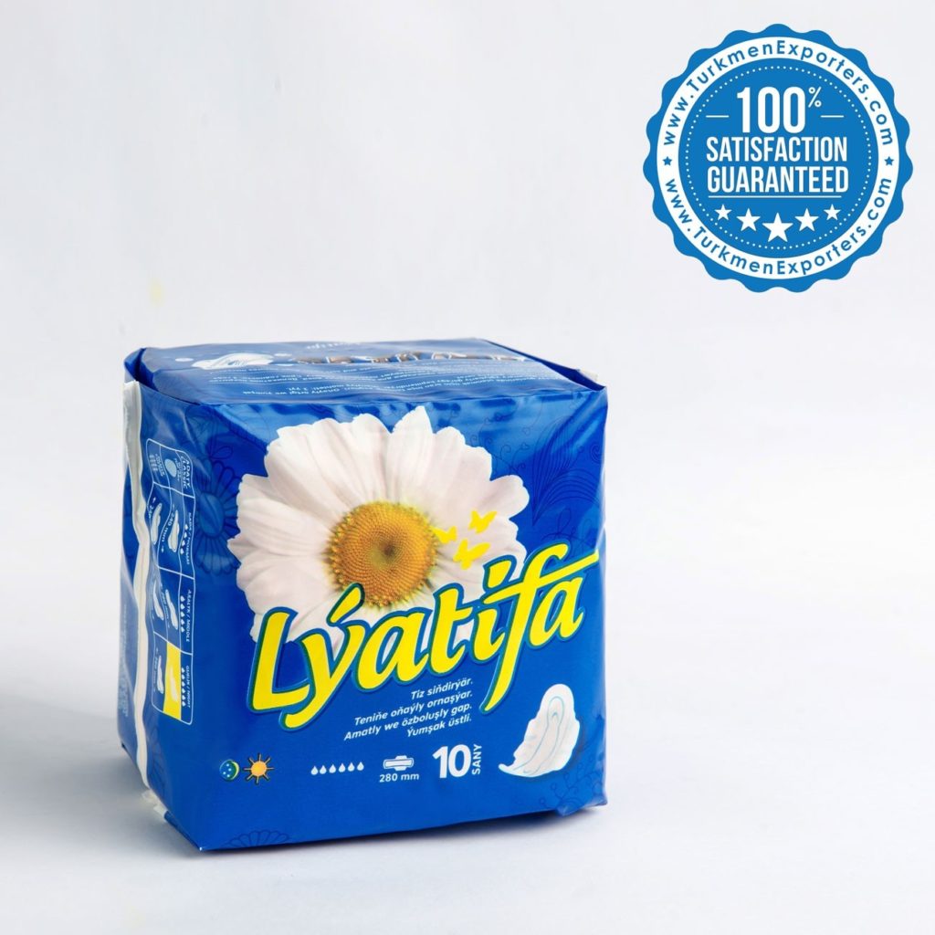 Feminine pads for women Made in Turkmenistan
