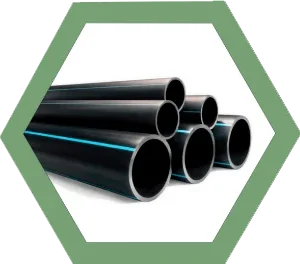 Non-pressure polyethylene pipe from the Türkmenturba plant, Turkmenistan
