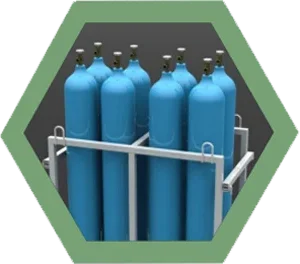 Gaseous oxygen cylinders, Turkmenistan