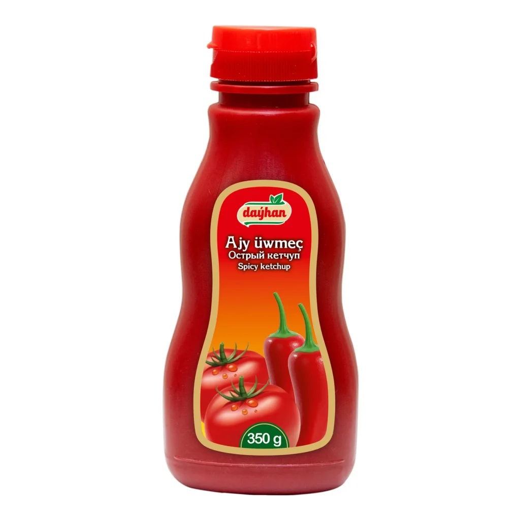 Dayhan Tomato Ketchup, Classic and Spicy — 270 g, 350 g and 1 kg — view 2