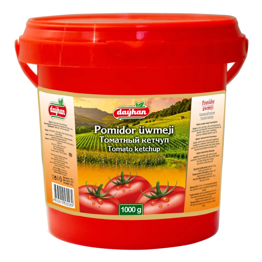 Dayhan Tomato Ketchup, Classic and Spicy — 270 g, 350 g and 1 kg — view 5