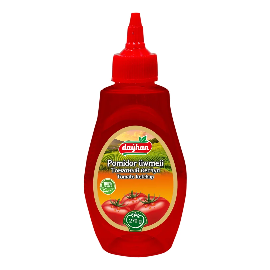 Dayhan Tomato Ketchup, Classic and Spicy — 270 g, 350 g and 1 kg — view 3