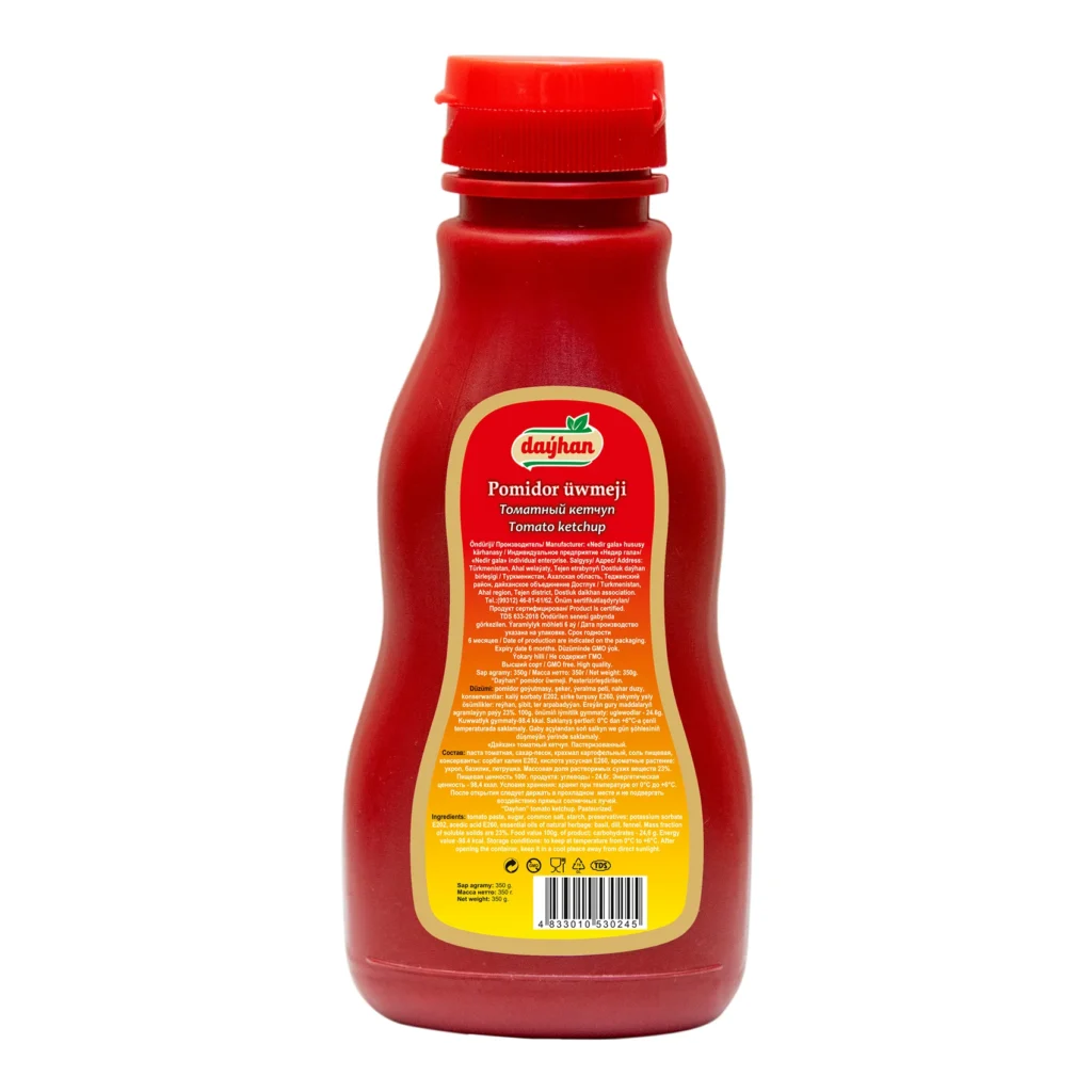 Dayhan Tomato Ketchup, Classic and Spicy — 270 g, 350 g and 1 kg — view 7