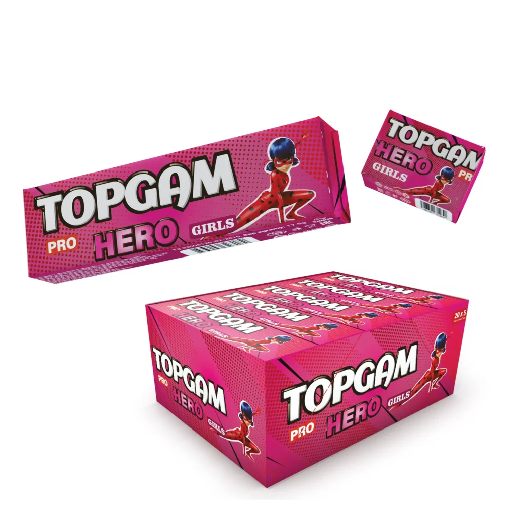 Altyn Yunus Chewing Gum — Topgam, Well, Yunus and Menta, 15 SKUs — view 5