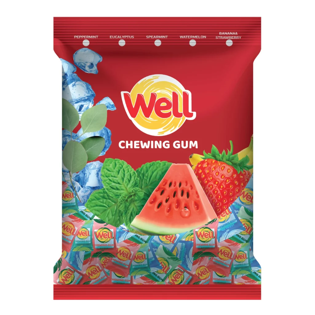Altyn Yunus Chewing Gum — Topgam, Well, Yunus and Menta, 15 SKUs — view 2