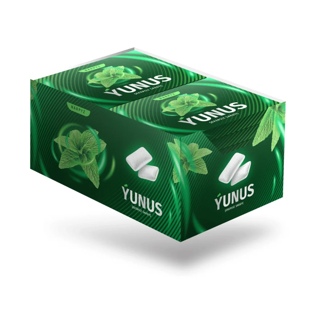 Altyn Yunus Chewing Gum — Topgam, Well, Yunus and Menta, 15 SKUs — view 3