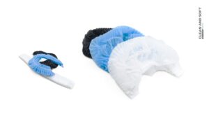 Disposable Bouffant Caps, Shoe Covers and Nonwoven Shorts