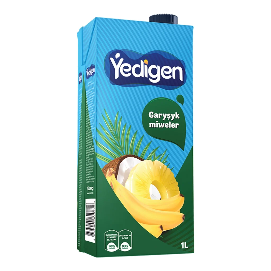 Yupekchi Juice Drinks — Yedigen 1 L, Hoshal 930 ml, Pokgi 200 ml, 8 SKUs — view 3
